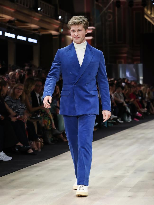 Robert Irwin Makes a Striking Debut on the Runway at Melbourne Fashion Festival