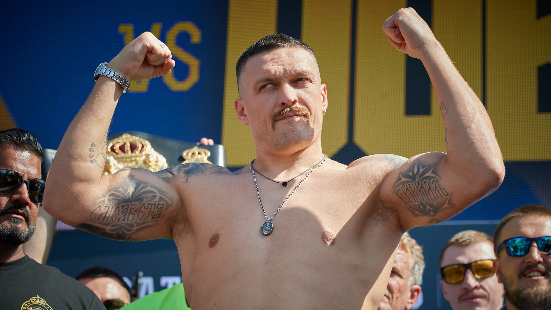 Oleksandr Usyk Defuses Potential Brawl Ahead of Title Fight with Tyson Fury