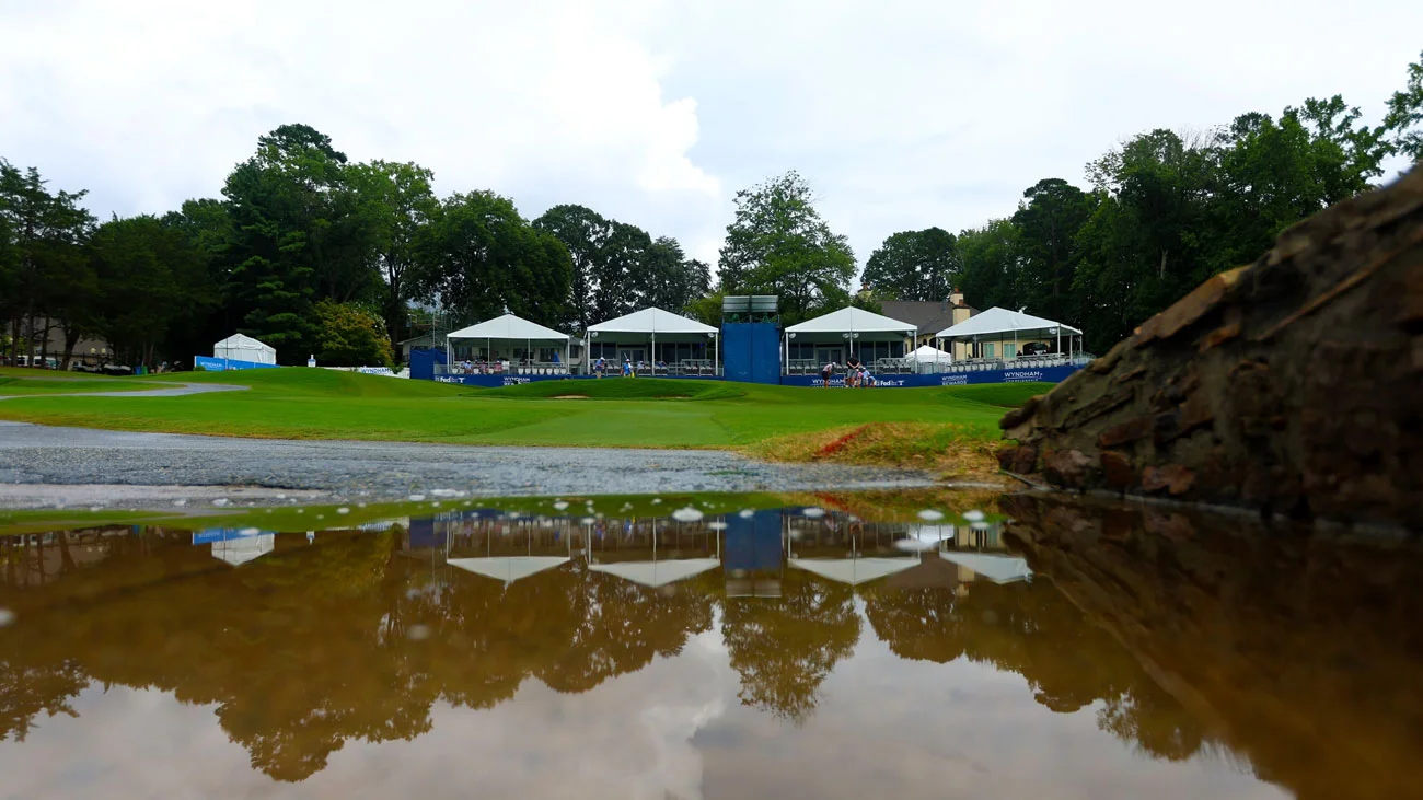 Tropical Storm Debby Forces First-Round Delay at Wyndham Championship